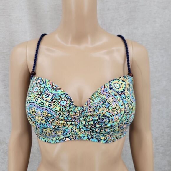 Victoria's Secret Bikini The Getaway Halter and Knockout Bottoms Ruched - Picture 2 of 15